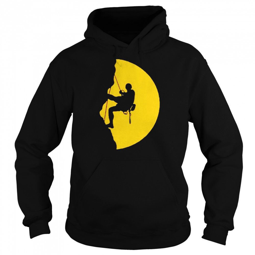 Rock climbing mountain climbing Unisex Hoodie