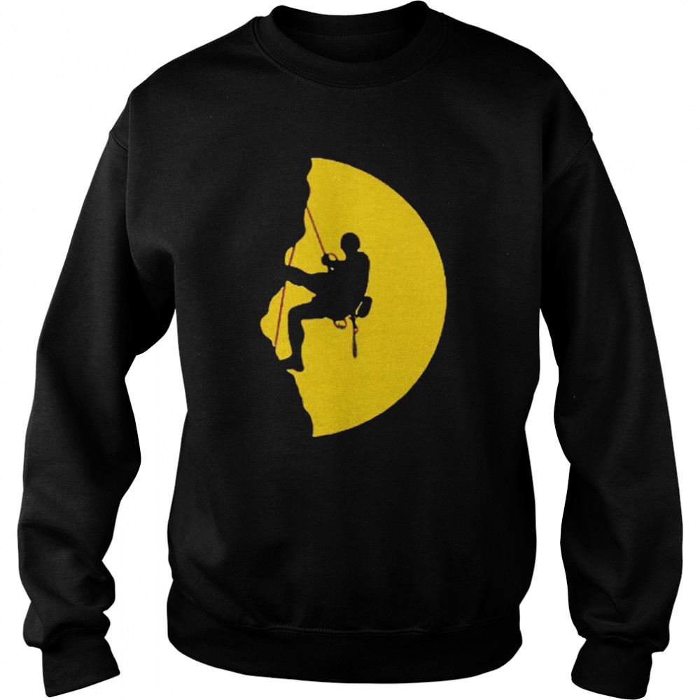 Rock climbing mountain climbing Unisex Sweatshirt