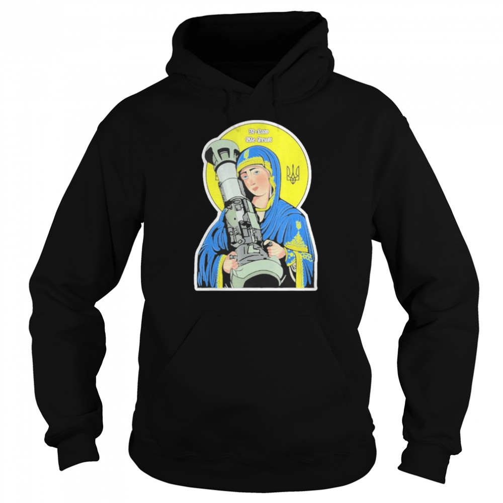 Saint javelin saint nla I stand with Ukraine Ukraine flag peace Ukraine  Unisex Hoodie