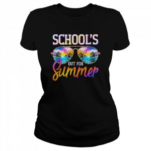 Schools out for summer funny happy last day of school vintage  Classic Women's T-shirt