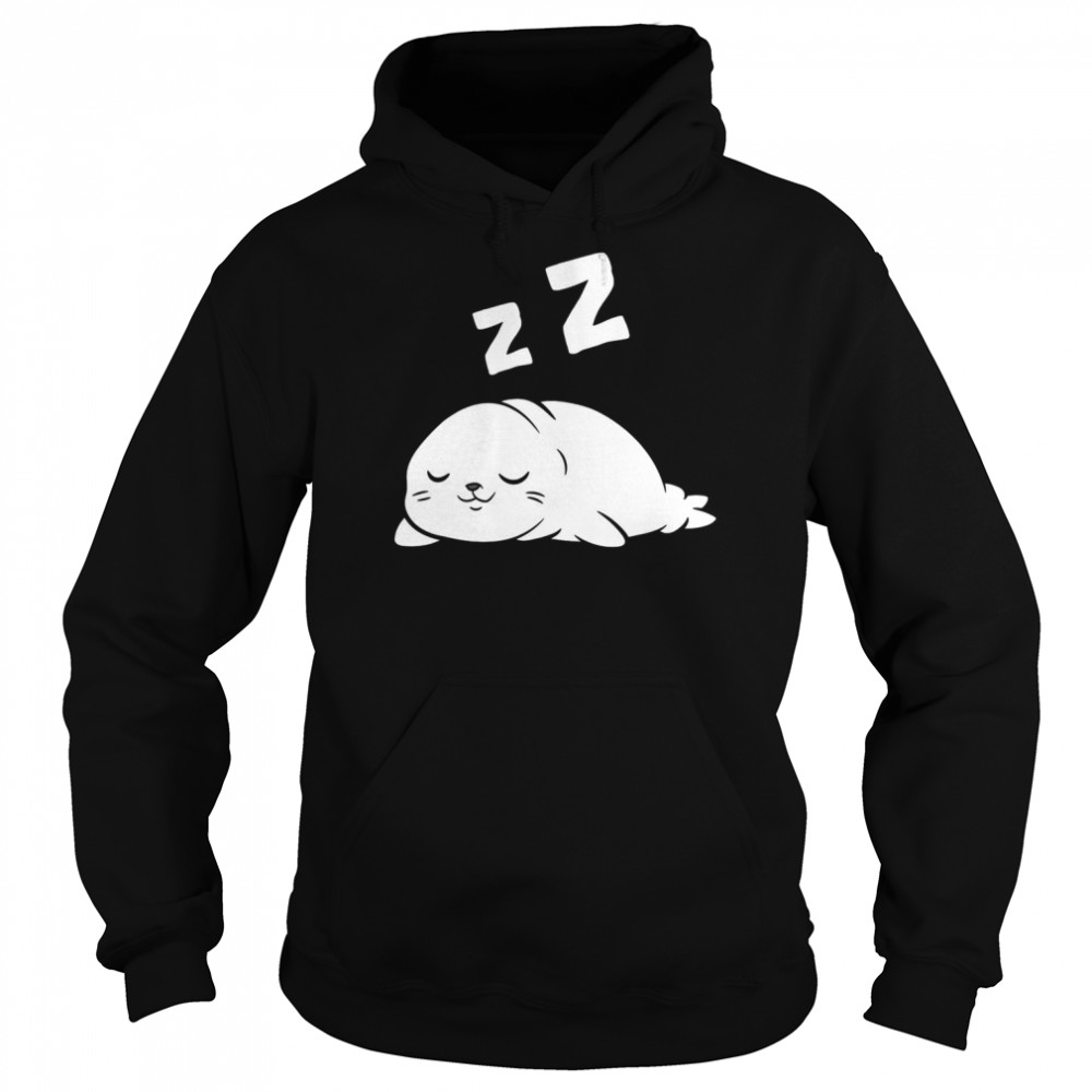 Seal Lazy Seals Pajamas Sleeping Seal Shirt Unisex Hoodie