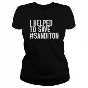 Shannon Greve Wears I Helped To Save #Sanditon  Classic Women's T-shirt