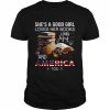 She’s a good girl america books loves Jesus and America too  Classic Men's T-shirt