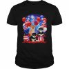 Shiba Inu Balloons Fireworks Shirt Classic Men's T-shirt