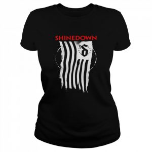 Shinedown Shredded Flag Shirt Classic Women's T-shirt