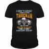 Skull I don’t curse I speak fluent Trucker with a Sailor Dialect and a Sarcasm Accent  Classic Men's T-shirt