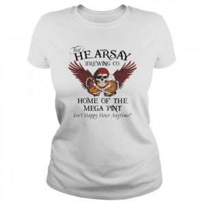 Skull and Beer Angel that’s hearsay brewing Co home of the mega Pint  Classic Women's T-shirt