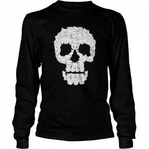 Skull face Cats  Long Sleeved T-shirt