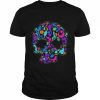 Skull made of mermaids ocean sea halloween  Classic Men's T-shirt