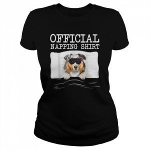 Sleep Mask Official Napping Australian Shepherd Sleeping Shirt Classic Women's T-shirt