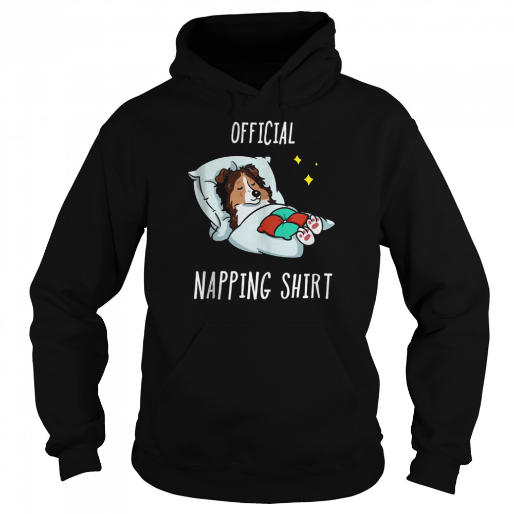 Sleeping Sheltie Pajamas Sleepyhead Shirt Unisex Hoodie