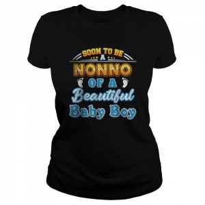 Soon To Be A Nonno Of A Beautiful Baby Boy T-Shirt Classic Women's T-shirt