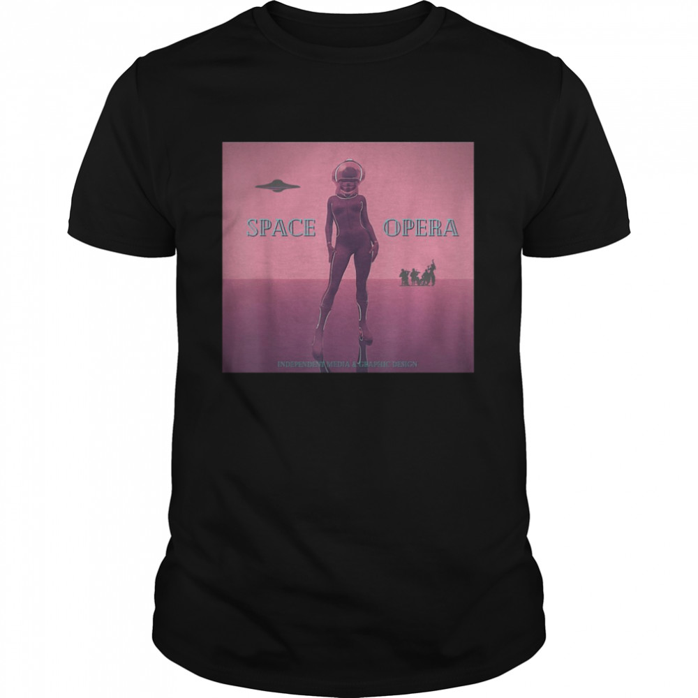 Space Opera Retro Cyberpunk Design Shirt