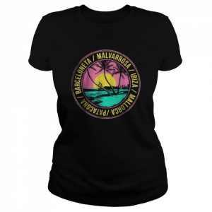 Spain Beach Malvarosa Ibiza Barceloneta Summer T-Shirt Classic Women's T-shirt