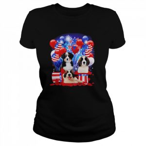 St Bernard Balloons Fireworks Shirt Classic Women's T-shirt