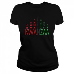 Stolzer afrikanischer amerikanischer Happy Kwanzaa Shirt Classic Women's T-shirt