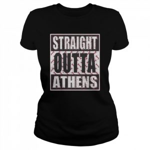 Straight outta athens georgia college  Classic Women's T-shirt