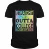 Straight outta college school class of 2022 graduate class  Classic Men's T-shirt