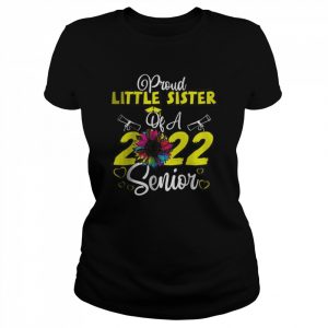 Sunflower 2022 Proud Little Sister 2022 Senior Graduation T-Shirt Classic Women's T-shirt