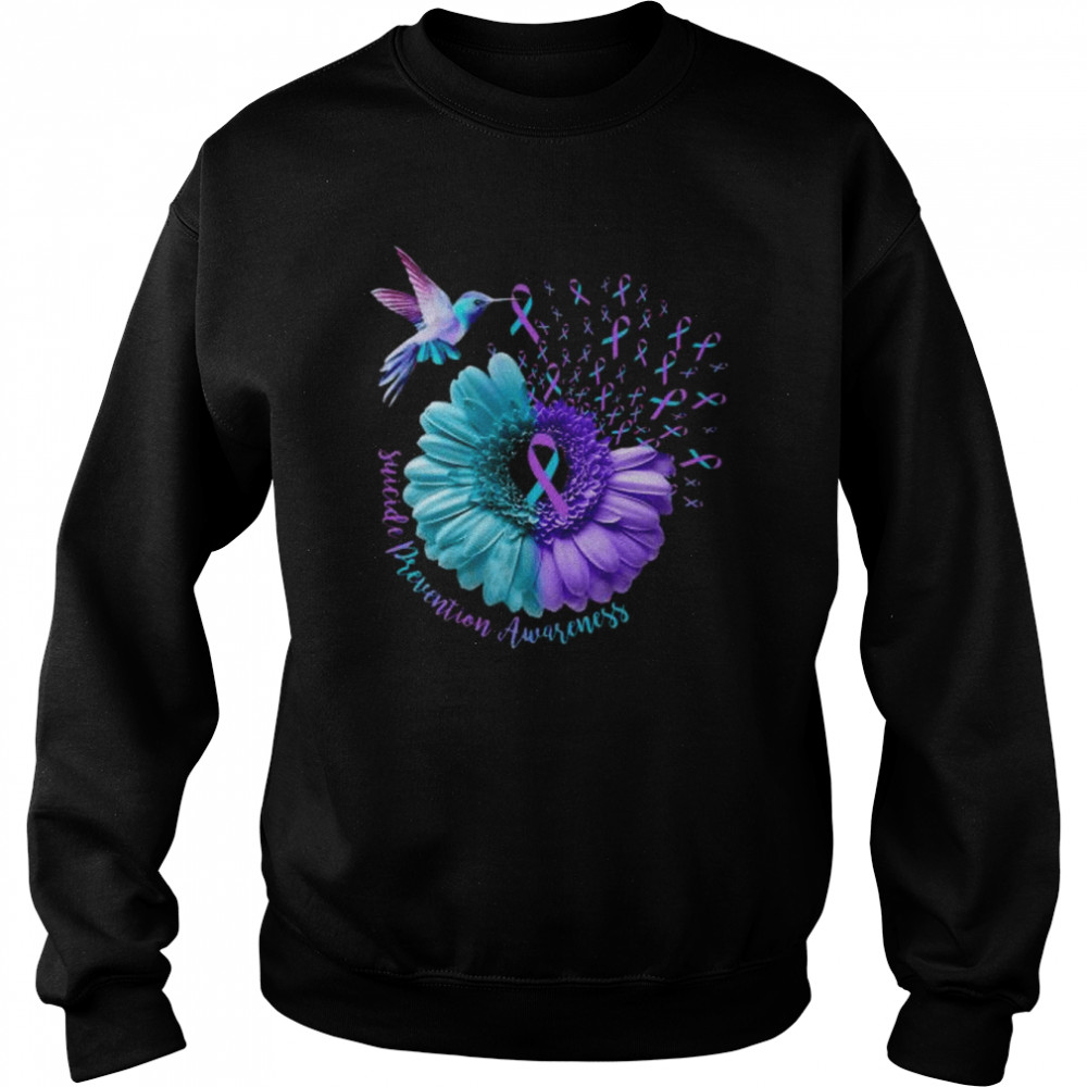 Sunflower suicide prevention awareness  Unisex Sweatshirt