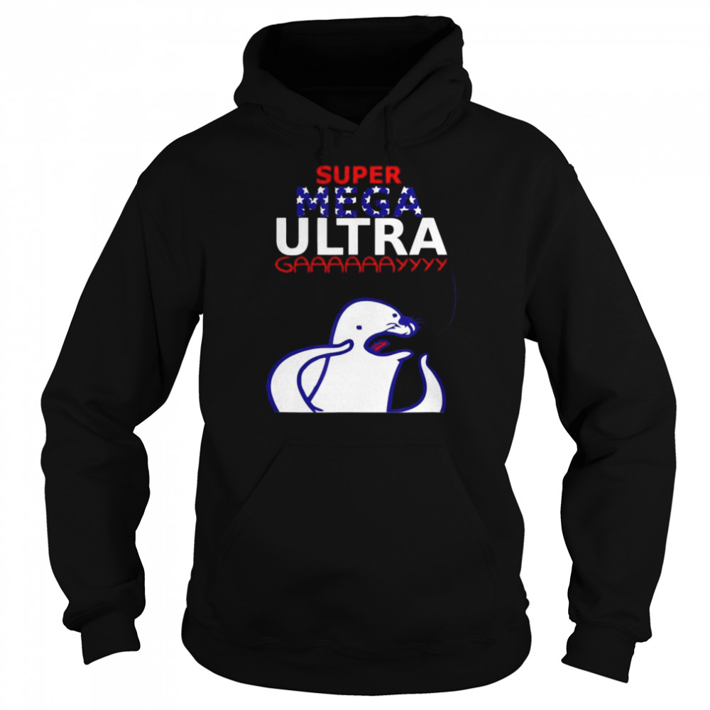 Super mega ultra gay apparel  Unisex Hoodie