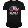 Super mega ultra maga us flag American ultra maga  Classic Men's T-shirt