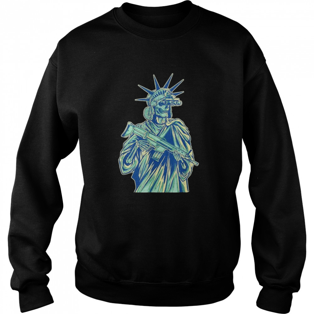 Tactical lady liberty  Unisex Sweatshirt