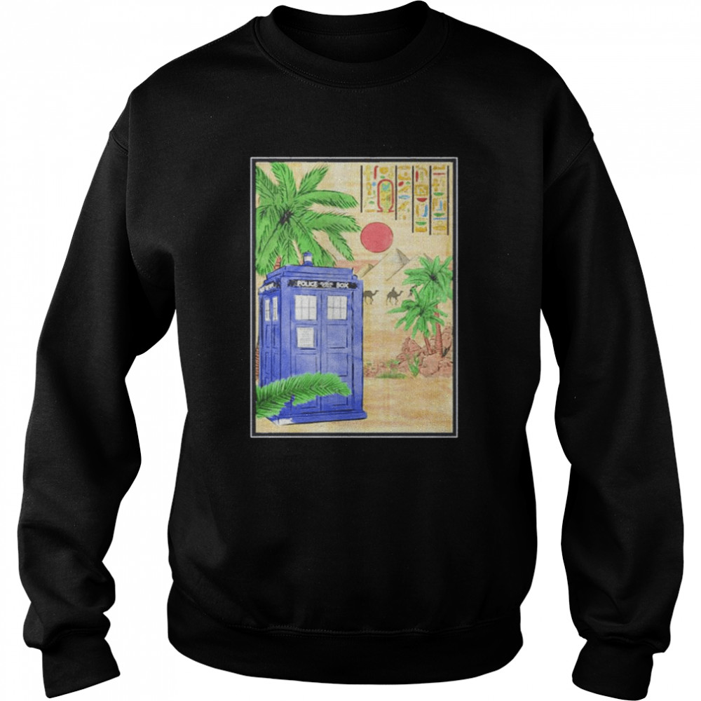 Tardis In Egypt  Unisex Sweatshirt