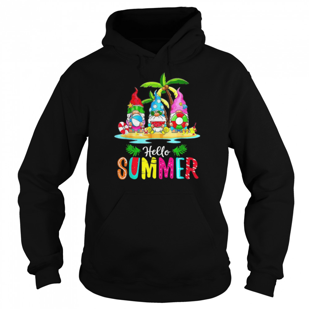 Team Gnome Hello Summer Shirt Unisex Hoodie