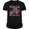 Texas Pray For Uvalde, Uvalde Texas American Flag Shirt Classic Men's T-shirt