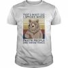 That’s What Do I Smoke Weed I Hate People And I Know Things Shirt Classic Men's T-shirt