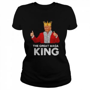 The great maga king Trump crown republican antI Biden  Classic Women's T-shirt