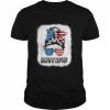 The truth is on hunter biden’s laptop Trump 2024 messy bun  Classic Men's T-shirt