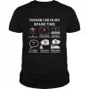 Things I Do In My Spare Time Snowboard Liebhaber Shirt Classic Men's T-shirt