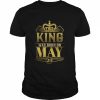 This King Was Born On May 20 Birthday Shirt Classic Men's T-shirt