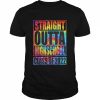 Tie Dye STRAIGHT OUTTA HIGH SCHOOL Class Of 2022 Graduation Shirt Classic Men's T-shirt