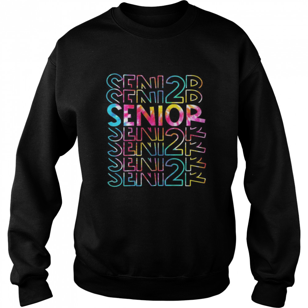 Tie Dye Senior Graduation Geschenk Männer Mädchen Klasse 2022 Senior Shirt Unisex Sweatshirt