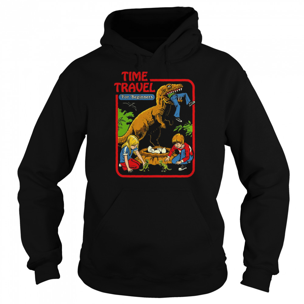 Time Travel For Beginners Vintage Kids Art  Unisex Hoodie