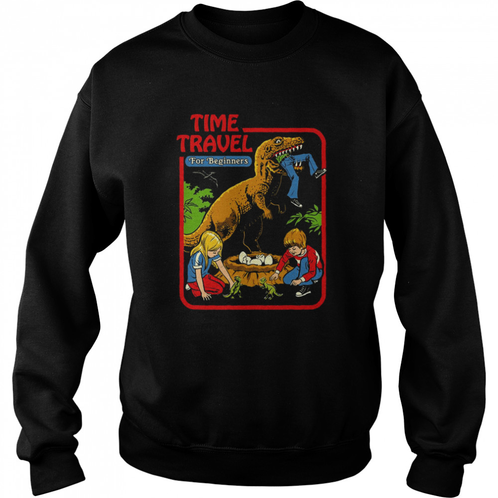 Time Travel For Beginners Vintage Kids Art  Unisex Sweatshirt