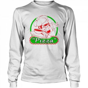 Tom Fawkes Merch Store Pizza Shirt Long Sleeved T-shirt