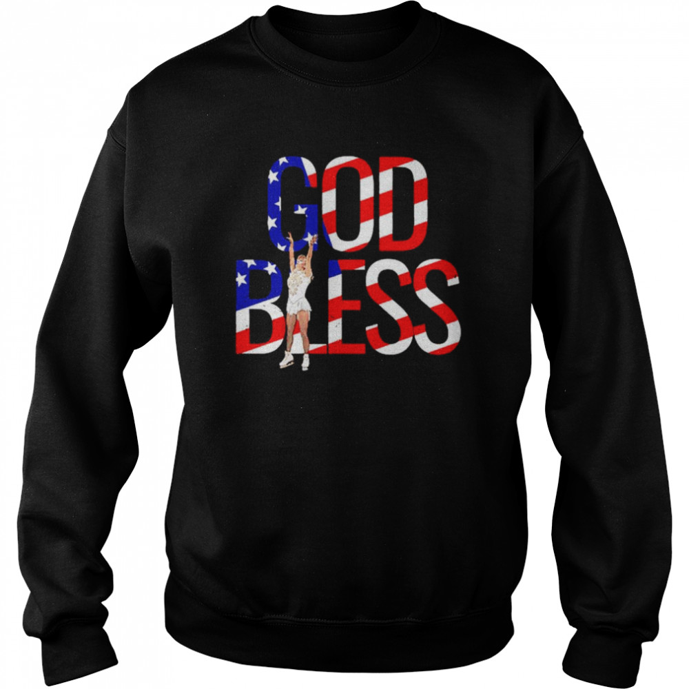 Tonya Harding God Bless  Unisex Sweatshirt