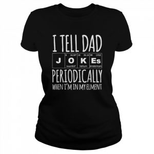 Top I Keep All My Dad Jokes In A Dad A Base Dad Jokes Shirt Classic Women's T-shirt