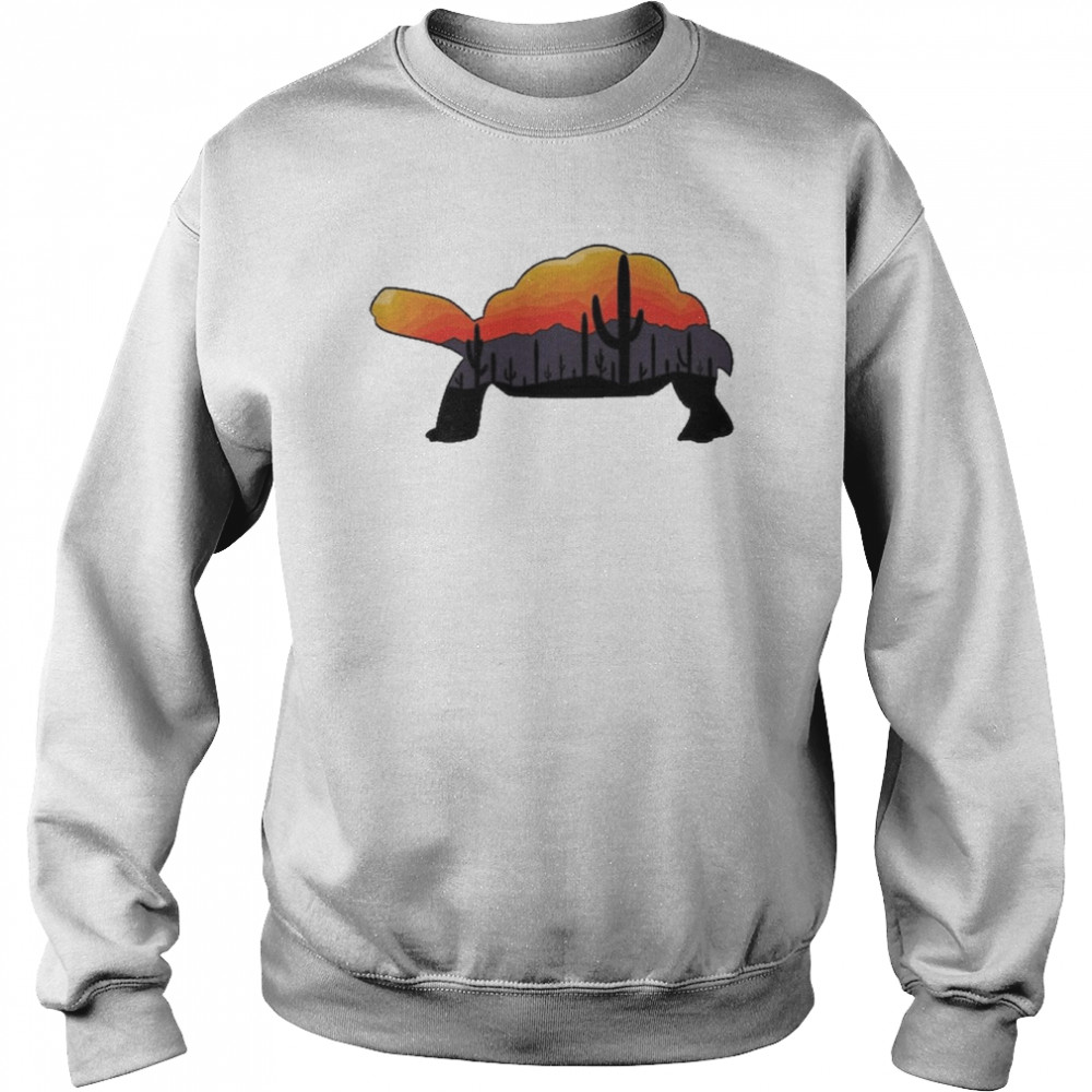 Tortoise Landscape Premium Turtle Lovers Shirt Unisex Sweatshirt