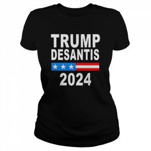 Trump desantis 2024 us flag  Classic Women's T-shirt