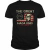 Trump sunglasses American flag the great maga king  Classic Men's T-shirt