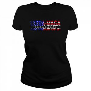 US Flag Ultra Maga And Proud Of It Trump Supporters T-Shirt Classic Women's T-shirt