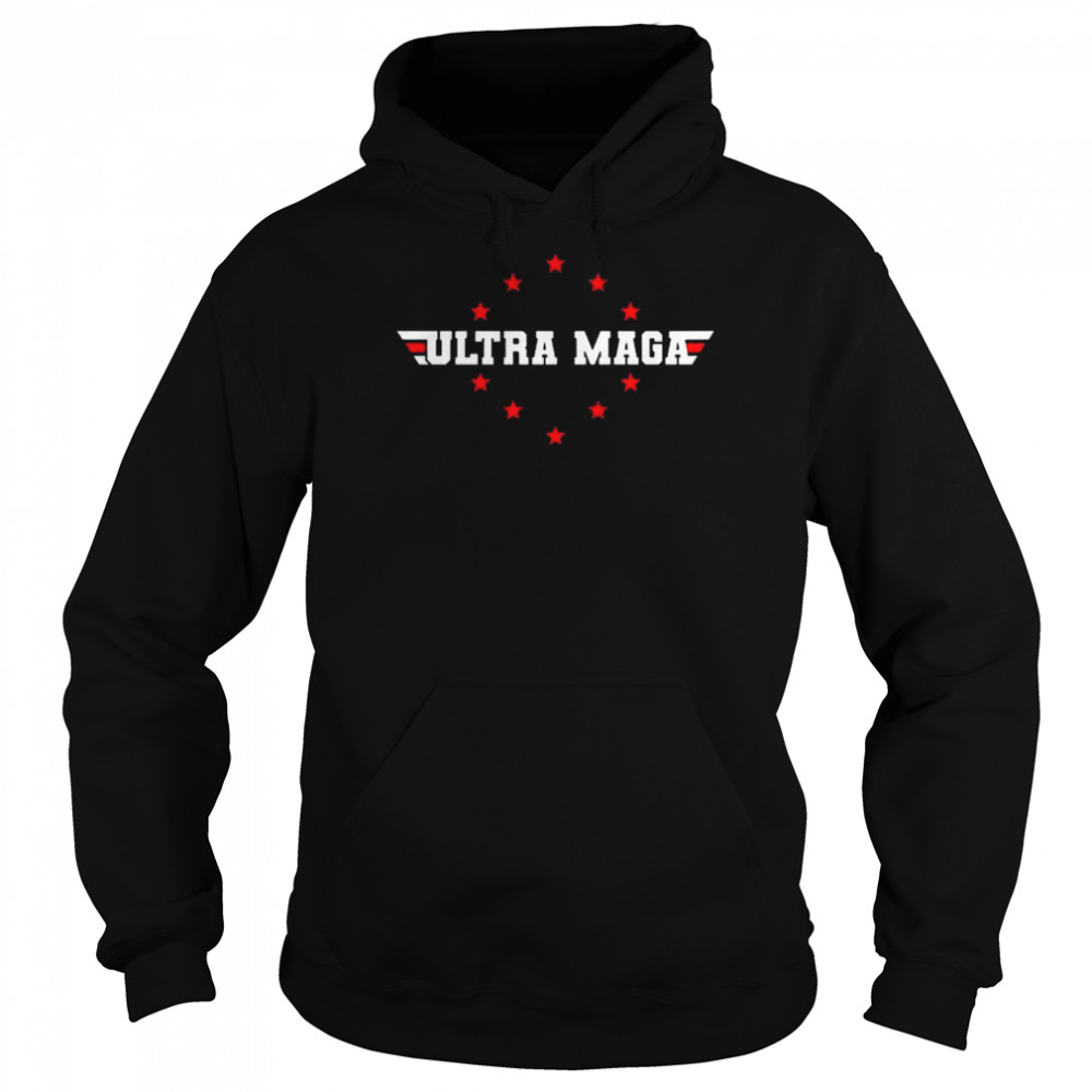 Ultra MAGA Anti Biden Parody Trump 2024 T-Shirt Unisex Hoodie