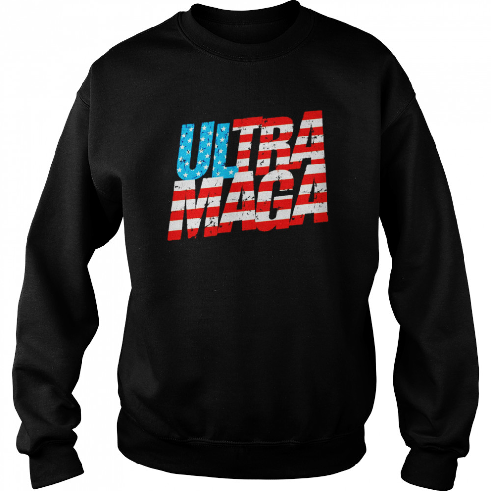 Ultra MAGA Flag  Unisex Sweatshirt