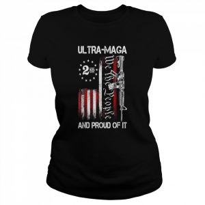 Ultra MAGA We The People Proud Republican USA Flag Shirt Classic Women's T-shirt