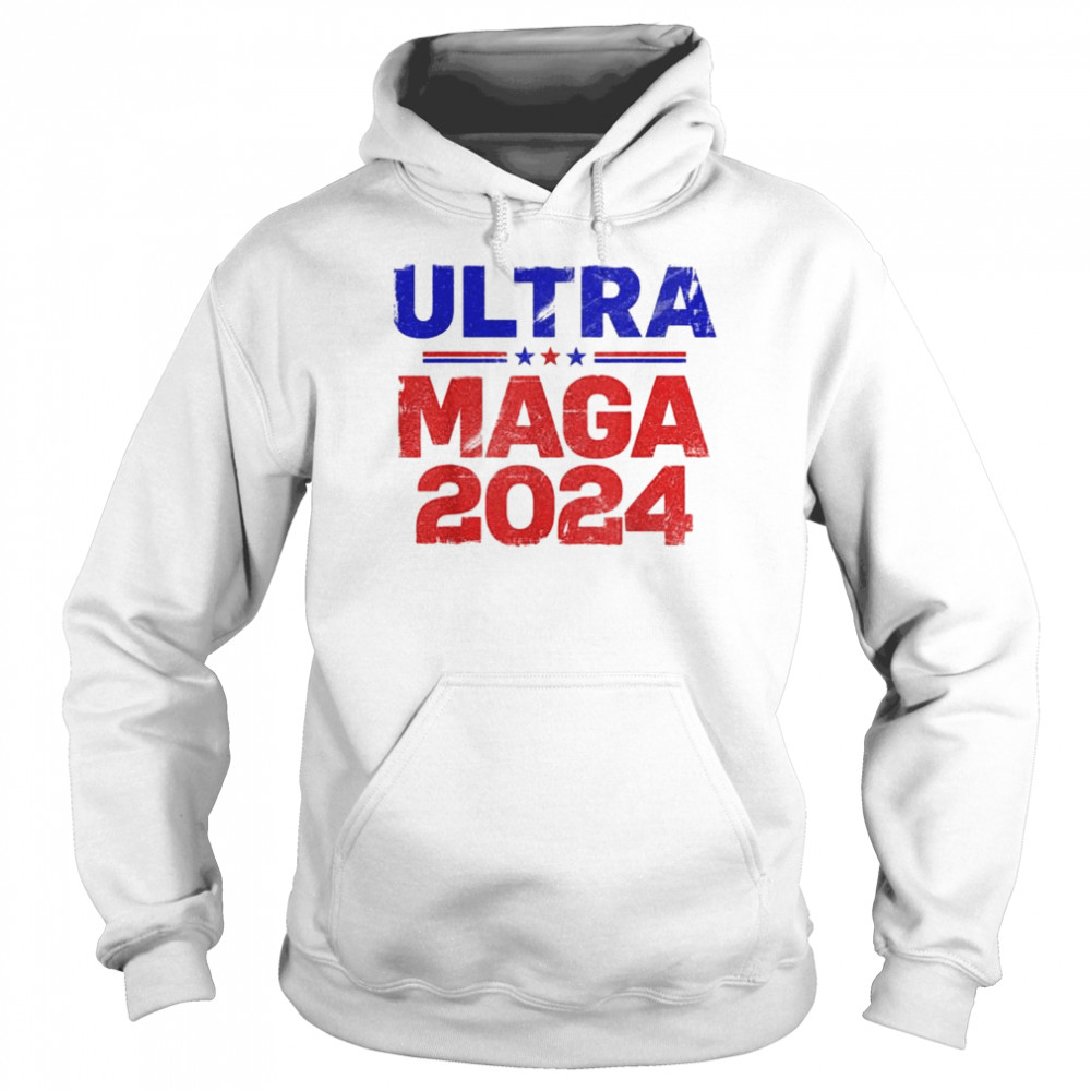 Ultra Maga 2024 Proud Ultra-Maga Vintage T-Shirt Unisex Hoodie